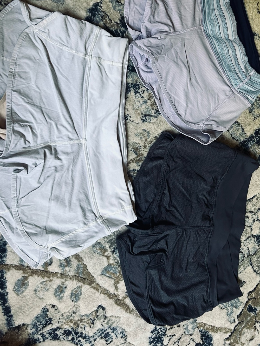 lululemon athletics 3 pair shorts